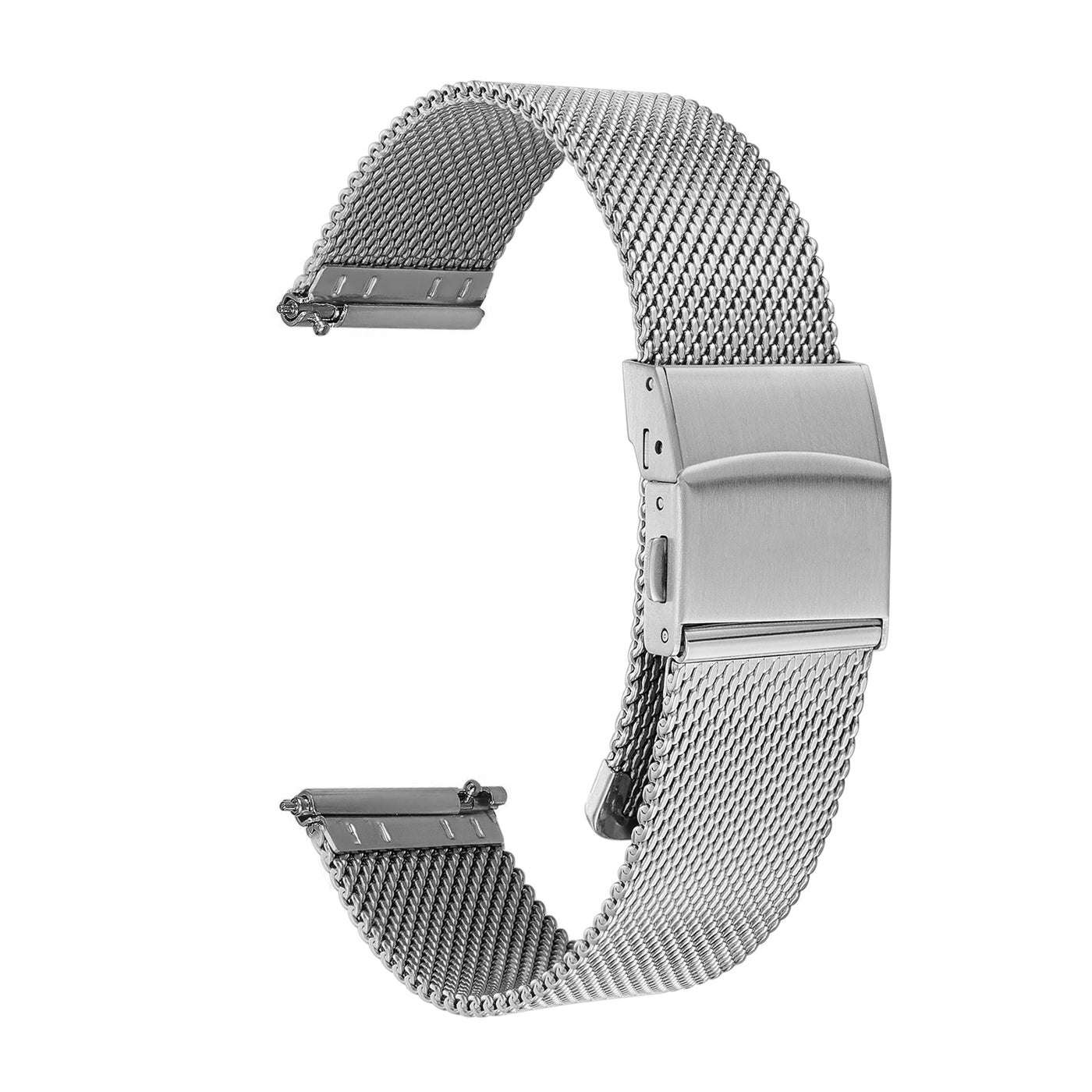 Stainless Steel Mesh Watch Strap with Adjustable Buckle 18/20mm