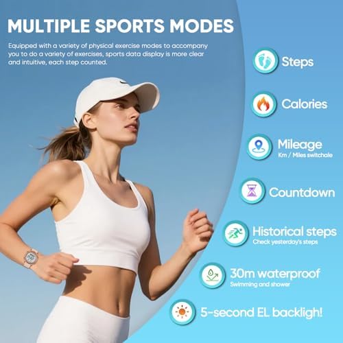 TIMEURE TU-2509 step tracking features