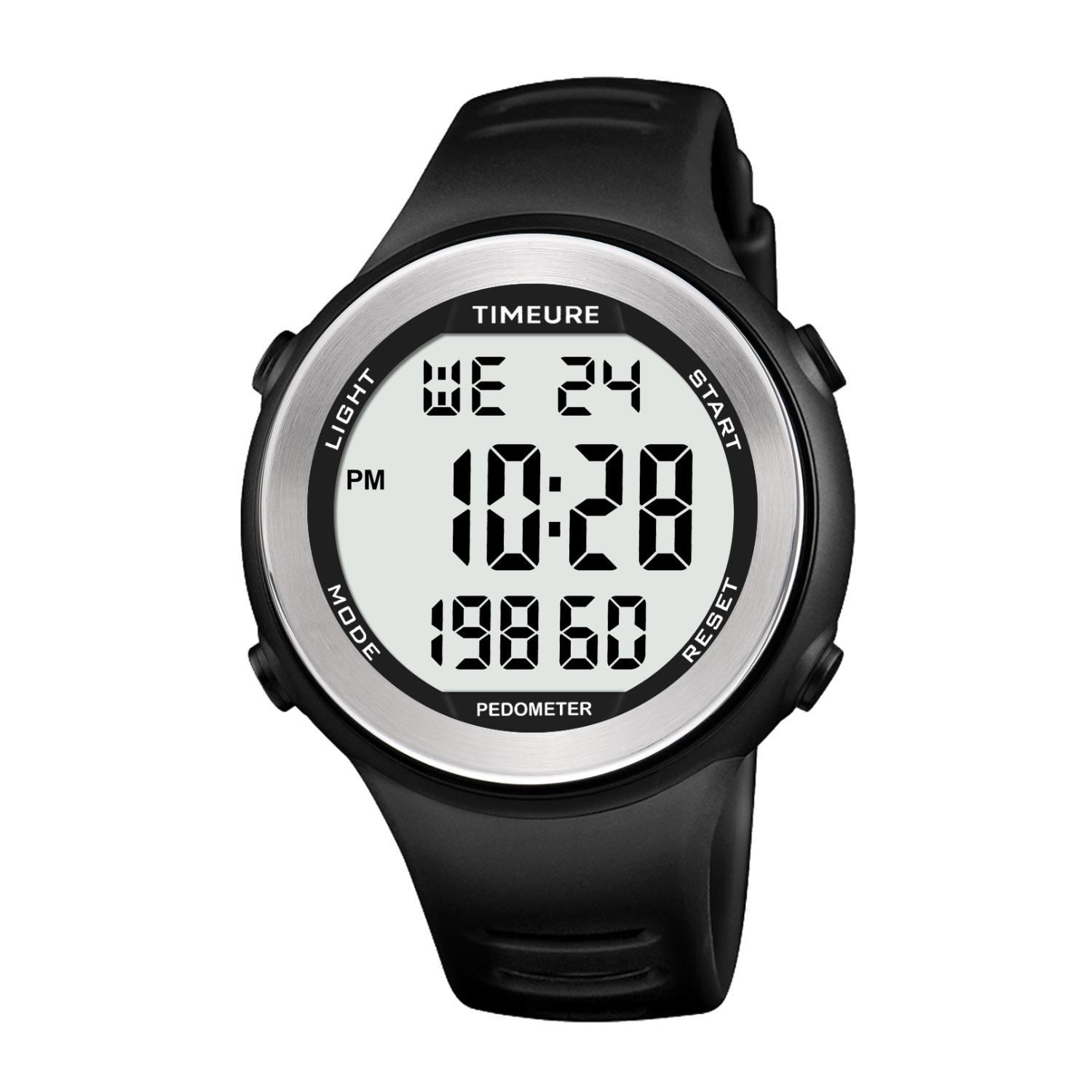 TIMEURE Waterproof Pedometer Watch 2308