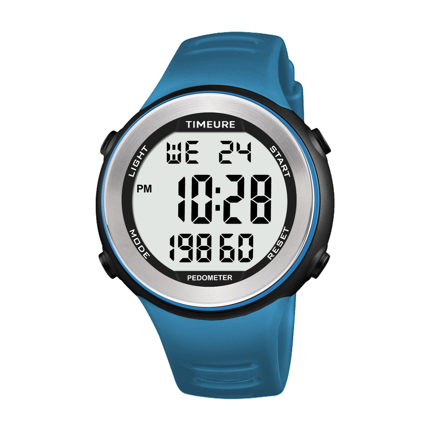 TIMEURE Waterproof Pedometer Watch 2308