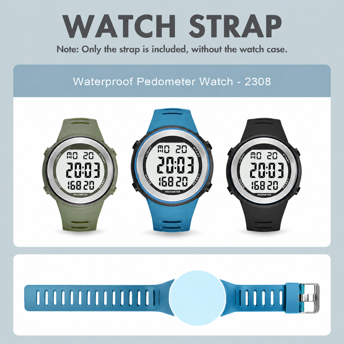 TIMEURE Replacement Band for 2308 Series