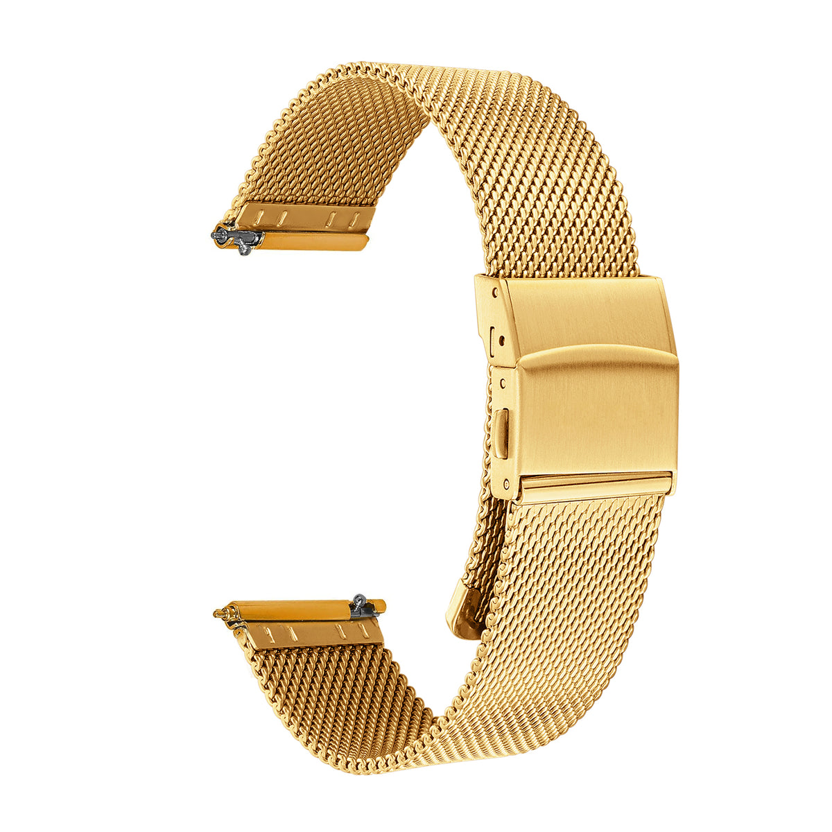 Stainless Steel Mesh Watch Strap with Adjustable Buckle 18/20mm